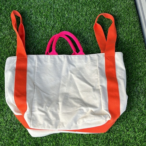 VICTORIAS SECRET Double Handle Canvas Tote - Picture 10 of 11